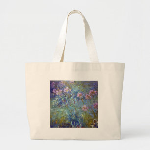 Claude Monet Agapanthus Large Tote Bag