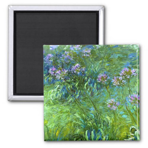 Claude Monet Agapanthus Magnet