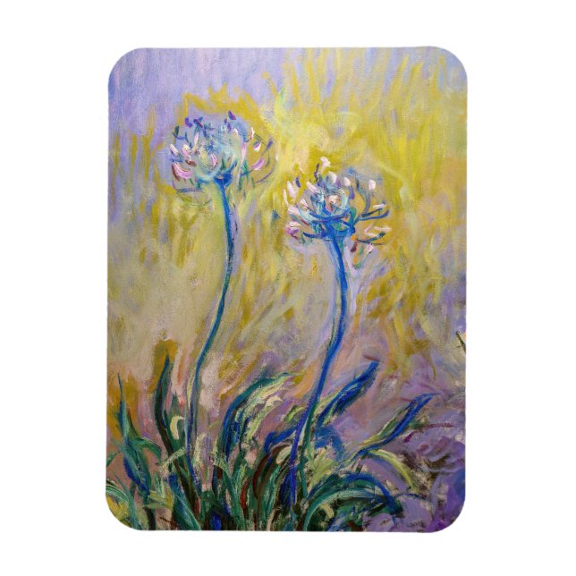 Claude Monet - Agapanthus Magnet (Vertical)