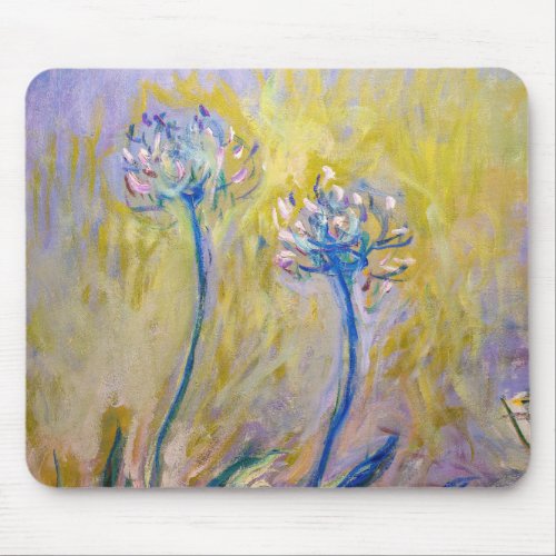 Claude Monet _ Agapanthus Mouse Pad