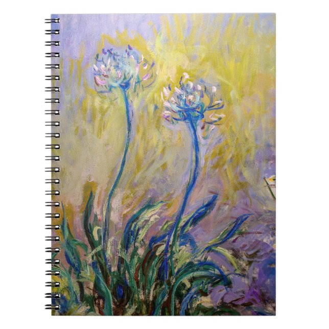 Claude Monet - Agapanthus Notebook (Front)