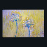 Claude Monet - Agapanthus Placemat<br><div class="desc">Agapanthus,  close-up (Les Agapanthes) - Claude Monet,  1914-1917</div>