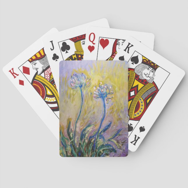 Claude Monet - Agapanthus Poker Cards (Back)