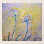 Claude Monet - Agapanthus Scarf<br><div class="desc">Agapanthus,  close-up (Les Agapanthes) - Claude Monet,  1914-1917</div>