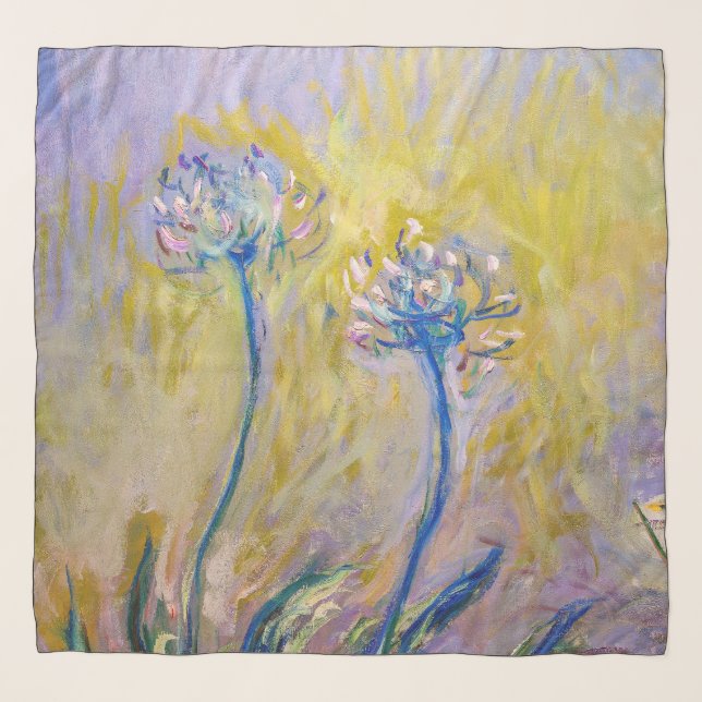 Claude Monet - Agapanthus Scarf (Front)