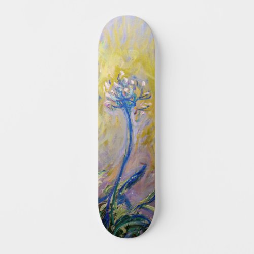 Claude Monet _ Agapanthus Skateboard
