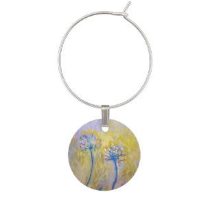 Claude Monet - Agapanthus Wine Charm