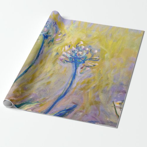 Claude Monet _ Agapanthus Wrapping Paper