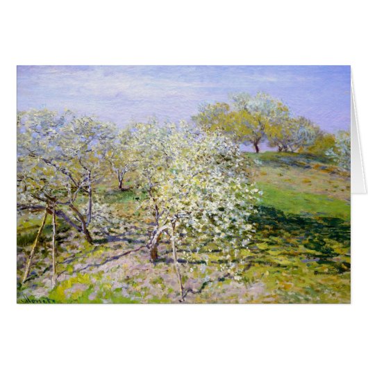 Claude Monet Apple Tree Cards (Front Horizontal)