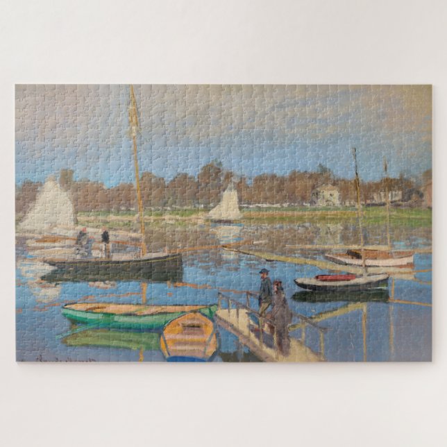Claude Monet – Argenteuil Basin 1874 Jigsaw Puzzle (Horizontal)