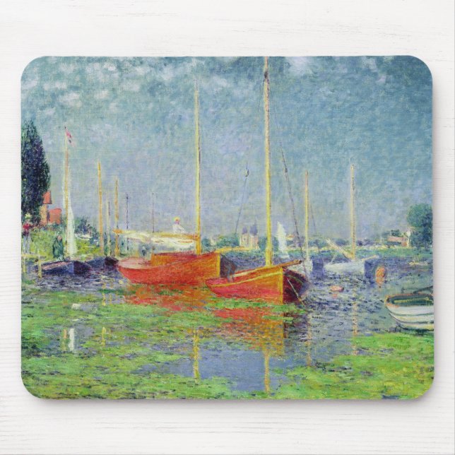 Claude Monet | Argenteuil, c.1872-5 Mouse Pad (Front)