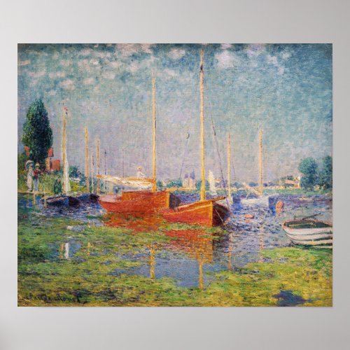 Claude Monet _ Argenteuil Poster