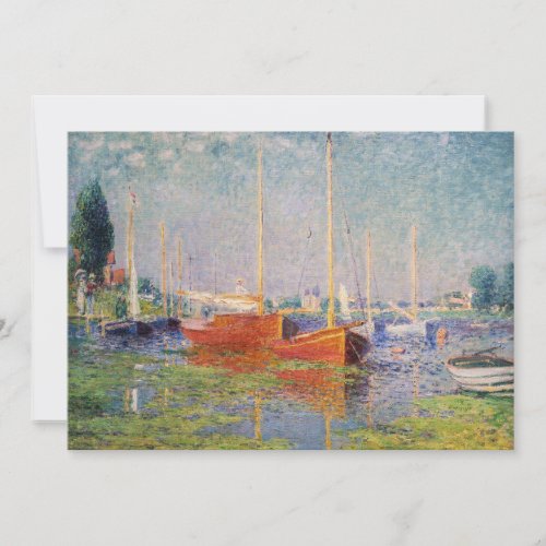 Claude Monet _ Argenteuil Thank You Card