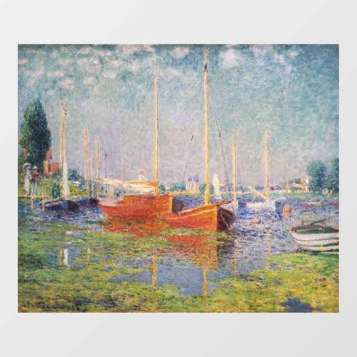 Claude Monet _ Argenteuil Window Cling