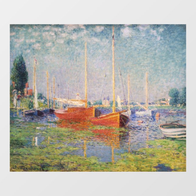 Claude Monet - Argenteuil Window Cling (Sheet)