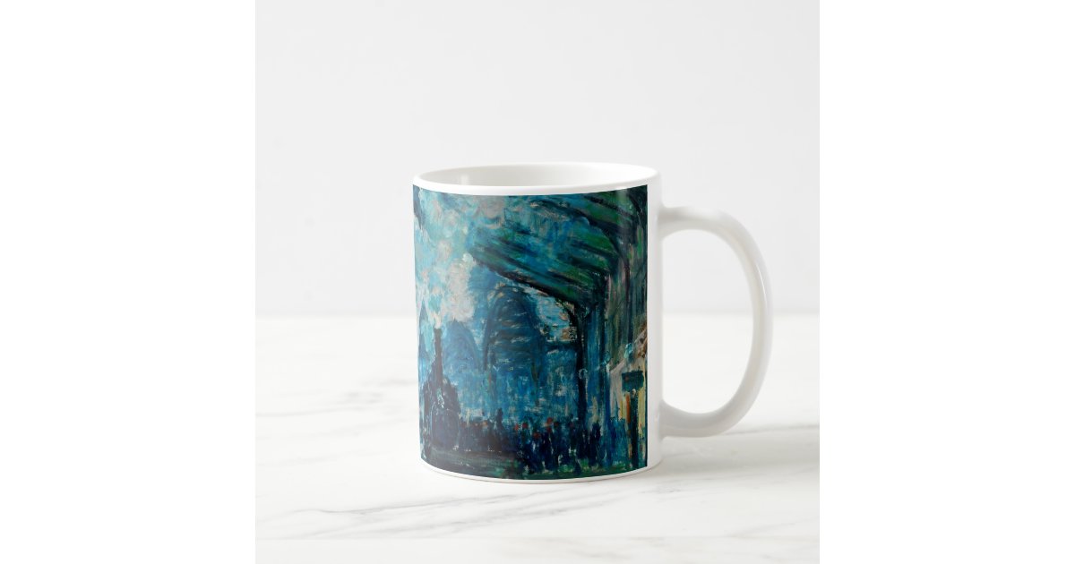Claude Monet Arrival Of The Normandy Train Coffee Mug Zazzle Com