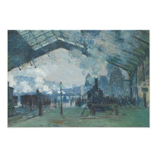Claude Monet â Arrival of the Normandy Train Photo Print