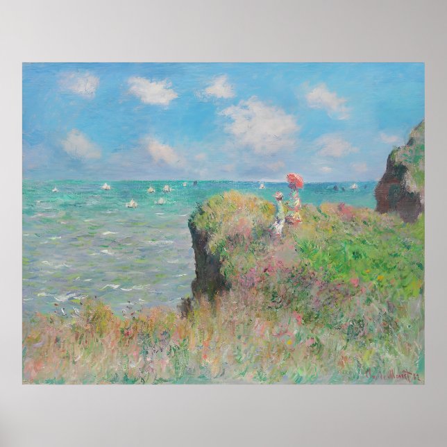 Claude Monet art Poster (Front)
