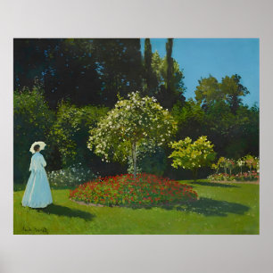 Claude Monet art style Poster
