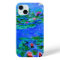 Claude Monet art: Water Lilies (red) 