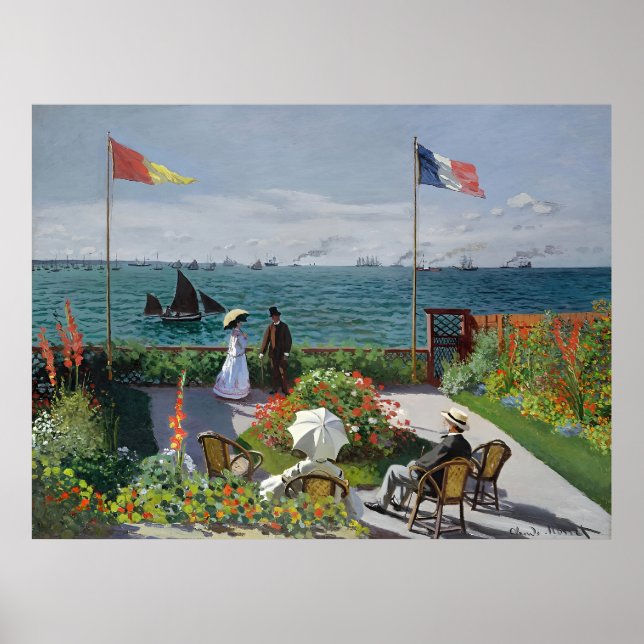 Claude Monet art work Poster (Front)