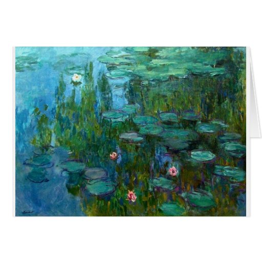 Claude Monet Artist Painter Destiny Gifts Card | Zazzle