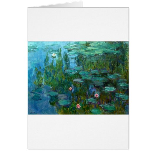 Claude Monet Artist Painter Destiny Gifts Cards (Front)