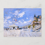 Claude Monet: At the Beach of Trouville Postcard<br><div class="desc">Surprise your family and friends with a beautiful classic summer landscape postcard,  painted by the French impressionist painter Claude Monet. 






com</div>