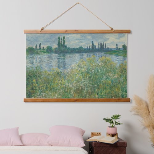 Claude Monet Banks Of The Seine French Old Art Hanging Tapestry