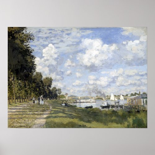 Claude Monet Bassin dArgenteuil Poster