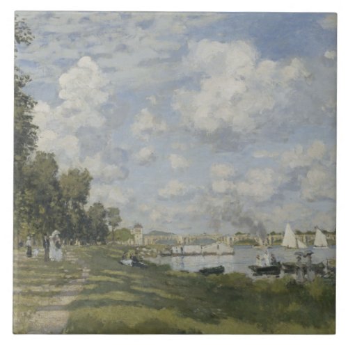 Claude Monet _ Bassin dArgenteuil Tile