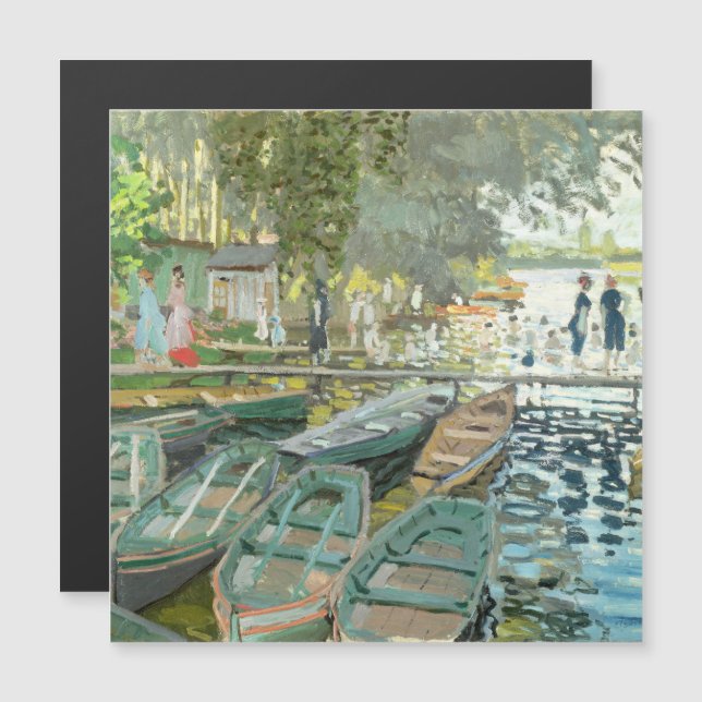 Claude Monet. Bathers at La Grenouillère (Front/Back)