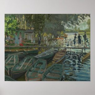 Claude Monet - Bathers at La Grenouillere Poster