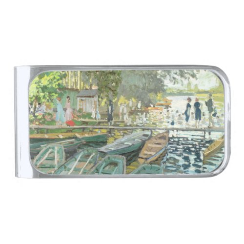 Claude Monet Bathers at La Grenouillre Silver Finish Money Clip