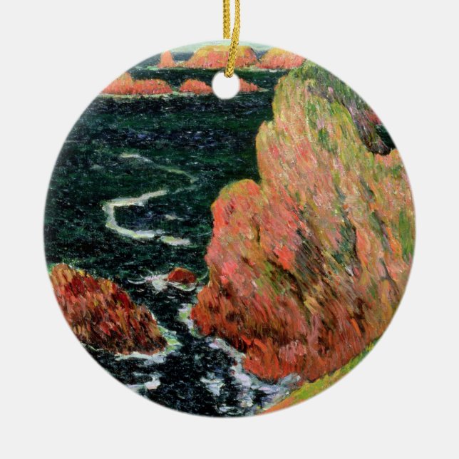 Claude Monet | Belle Ile Ceramic Ornament (Front)