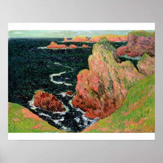 Claude Monet | Belle Ile Poster (Front)