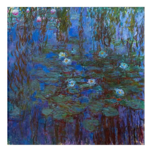 Claude Monet _ Blue Water Lilies Acrylic Print