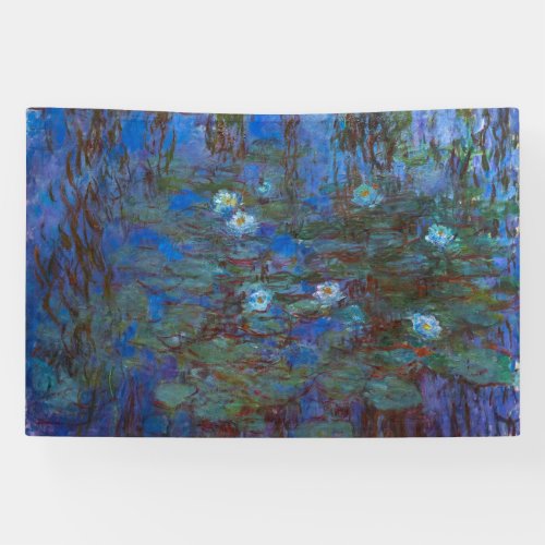 Claude Monet _ Blue Water Lilies Banner