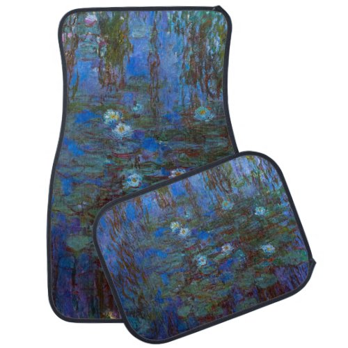 Claude Monet _ Blue Water Lilies Car Floor Mat