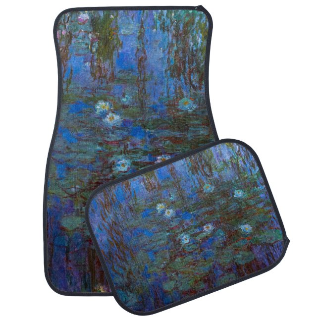Claude Monet - Blue Water Lilies Car Floor Mat (Set)