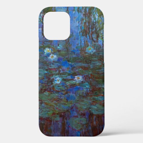 Claude Monet _ Blue Water Lilies iPhone 12 Case