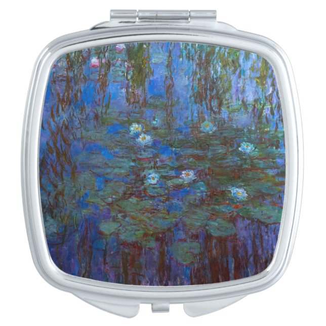 Claude Monet - Blue Water Lilies Compact Mirror (Front)
