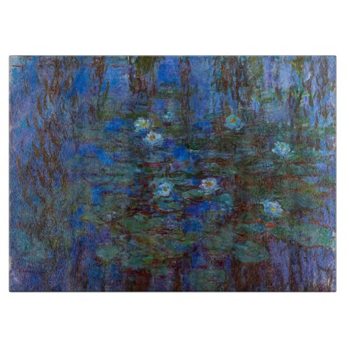 Claude Monet _ Blue Water Lilies Cutting Board