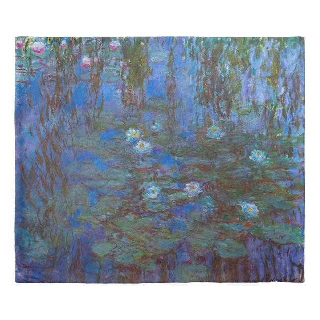 Claude Monet - Blue Water Lilies Duvet Cover (Front)