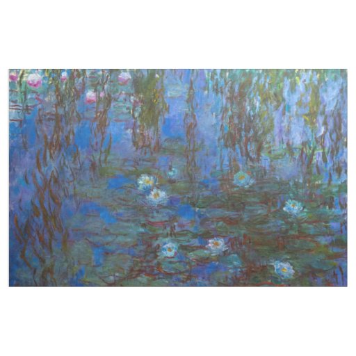 Claude Monet - Blue Water Lilies Fabric