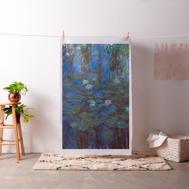 Claude Monet - Blue Water Lilies Fabric (In Situ)