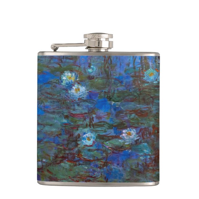 Claude Monet - Blue Water Lilies Flask (Front)