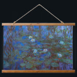 Claude Monet - Blue Water Lilies Hanging Tapestry<br><div class="desc">Blue Water Lilies / Nympheas Bleus by Claude Monet in 1916-1919</div>