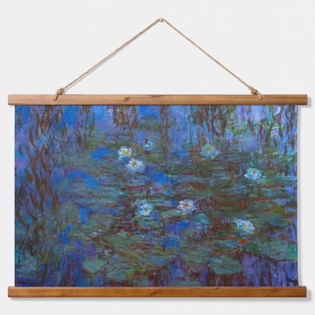 Claude Monet - Blue Water Lilies Hanging Tapestry (Front)