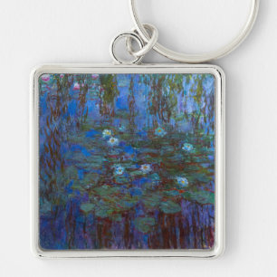 Claude Monet - Blue Water Lilies Keychain